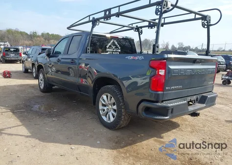 2021 Chevrolet Silverado 1500 4Wd Standard Bed Custom from USA, damaged, VIN 1GCRYBEK0MZ228331